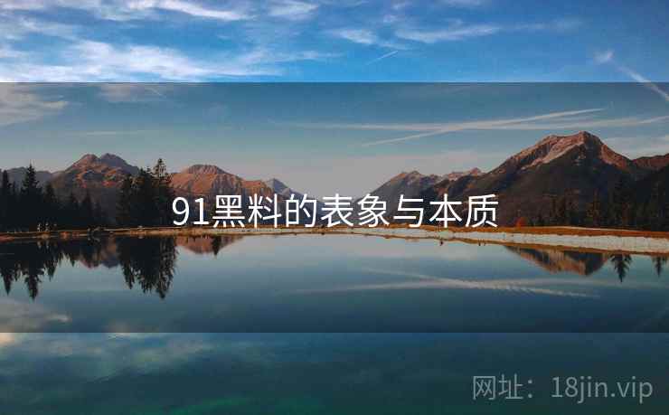 91黑料的表象与本质  第2张