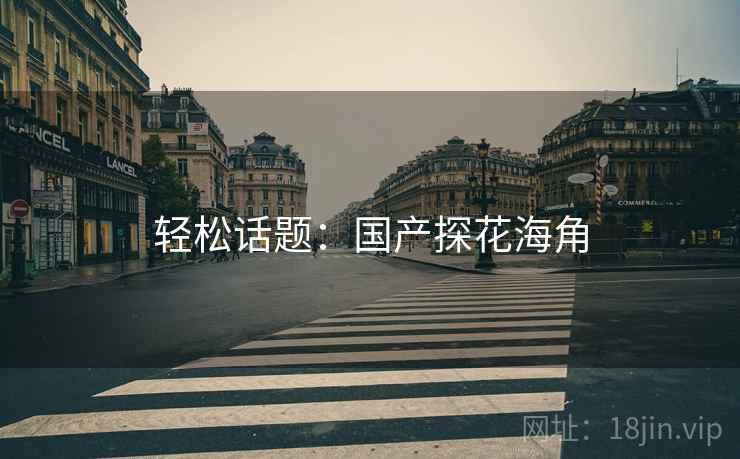 轻松话题：国产探花海角  第2张
