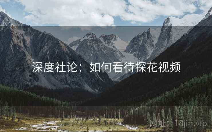 深度社论：如何看待探花视频  第1张
