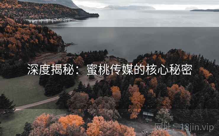 深度揭秘：蜜桃传媒的核心秘密  第2张