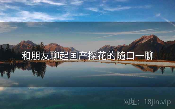 和朋友聊起国产探花的随口一聊  第2张 和朋友聊起国产探花的随口一聊  第2张