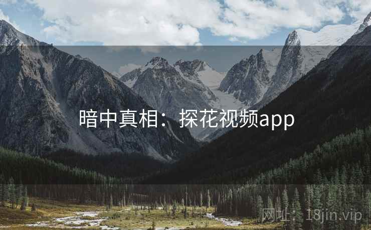暗中真相:探花视频app  第1张 暗中真相:探花视频app  第1张